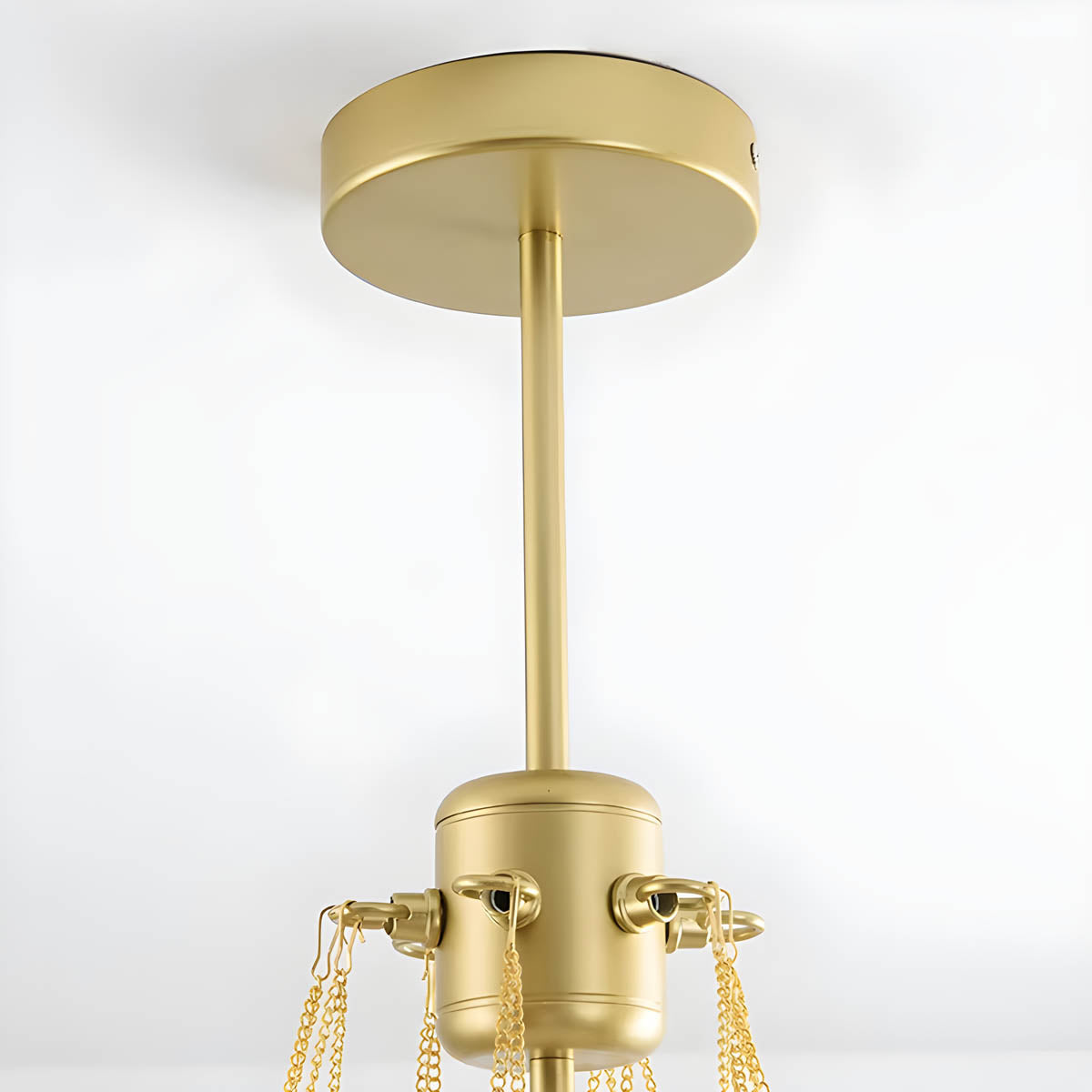 Tilden Beam Glass Cluster Chandelier — gallery image 15