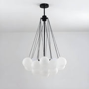 Tilden Beam Glass Cluster Chandelier — gallery image 12