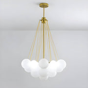 Tilden Beam Glass Cluster Chandelier — gallery image 11