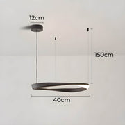Reed Beam Acrylic Ring Chandelier — gallery image 28