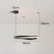 Reed Beam Acrylic Ring Chandelier — gallery image 27