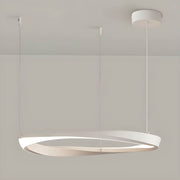Reed Beam Acrylic Ring Chandelier — gallery image 22