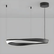 Reed Beam Acrylic Ring Chandelier — gallery image 4