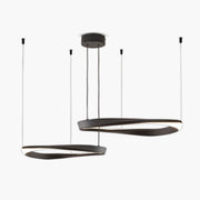 Reed Beam Acrylic Ring Chandelier — gallery image 1