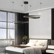 Reed Beam Acrylic Ring Chandelier — gallery image 16