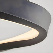 Reed Beam Acrylic Ring Chandelier — gallery image 5