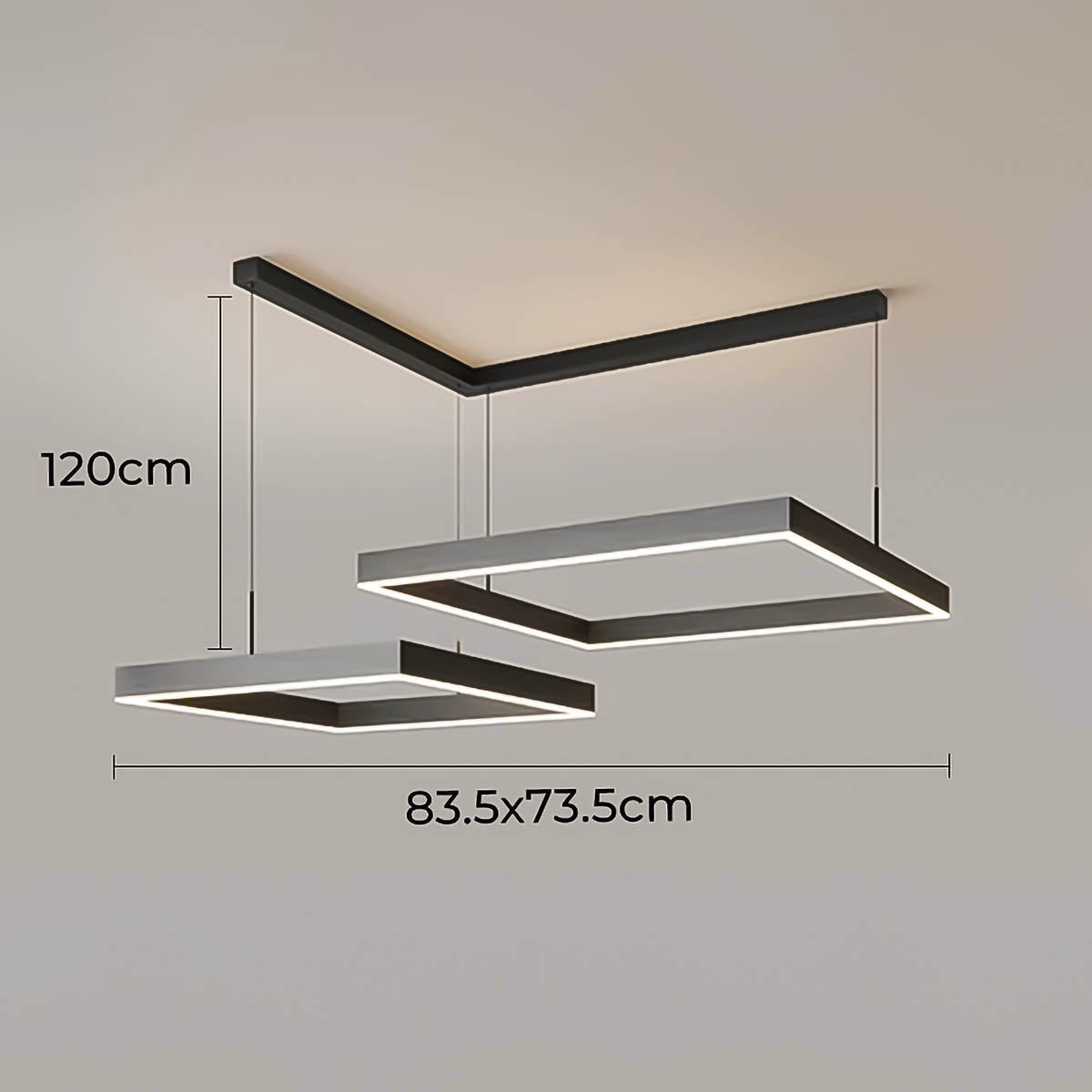 Fenwick Beam Acrylic Linear Chandelier — gallery image 19