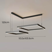 Fenwick Beam Acrylic Linear Chandelier — gallery image 20