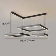 Fenwick Beam Acrylic Linear Chandelier — gallery image 21