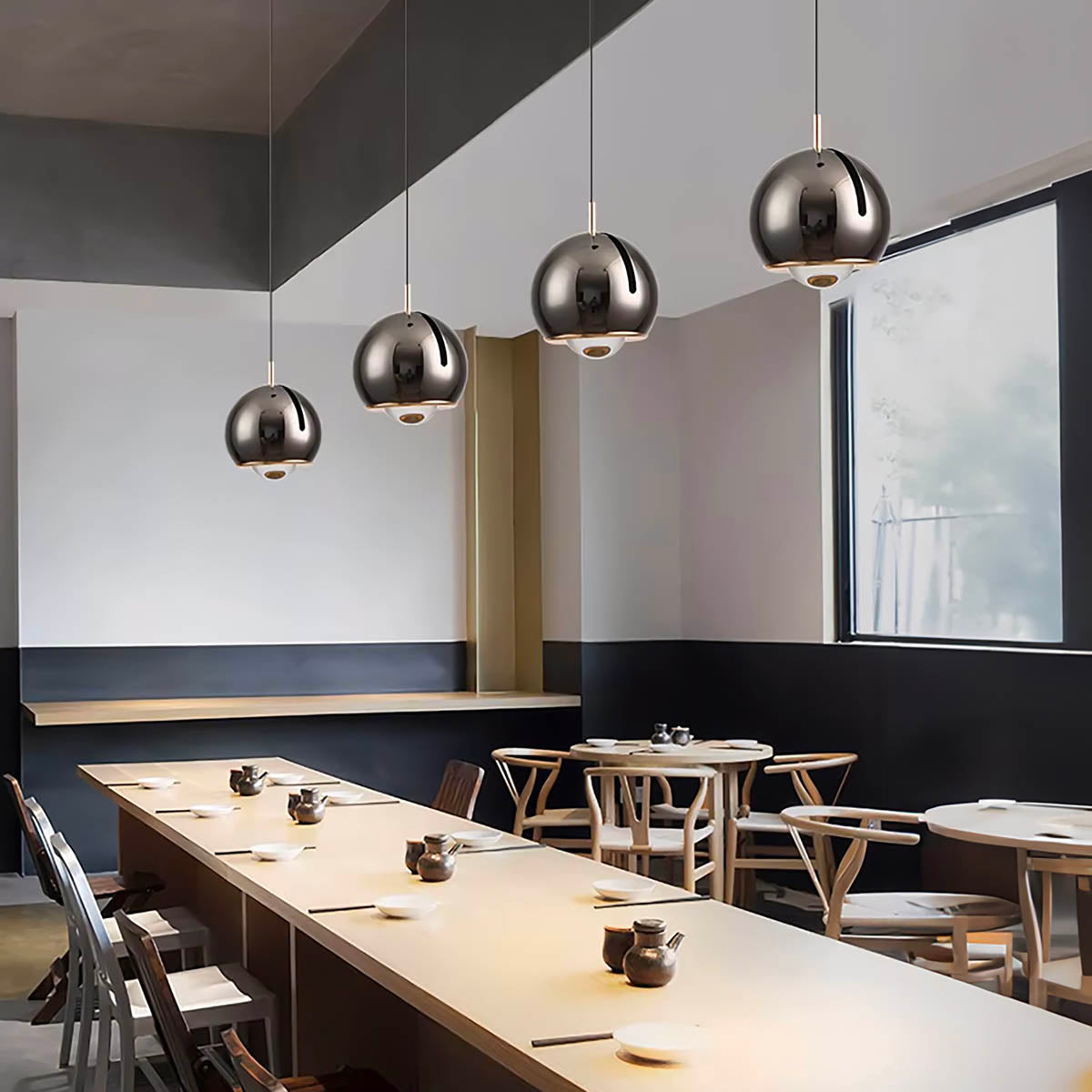 Marlow Beam Glass Pendant Light — gallery image 2
