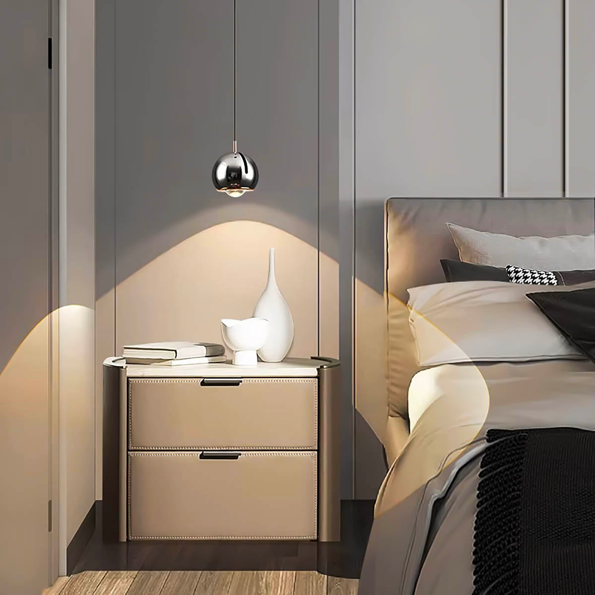 Marlow Beam Glass Pendant Light — gallery image 12