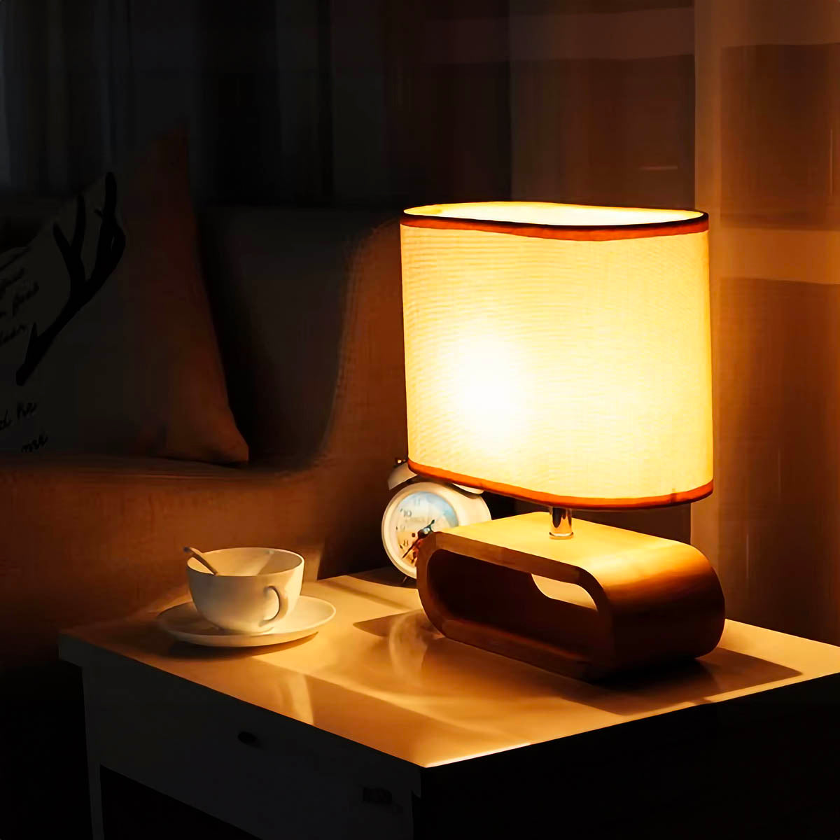Brier Beam Wood Table Lamp — gallery image 7