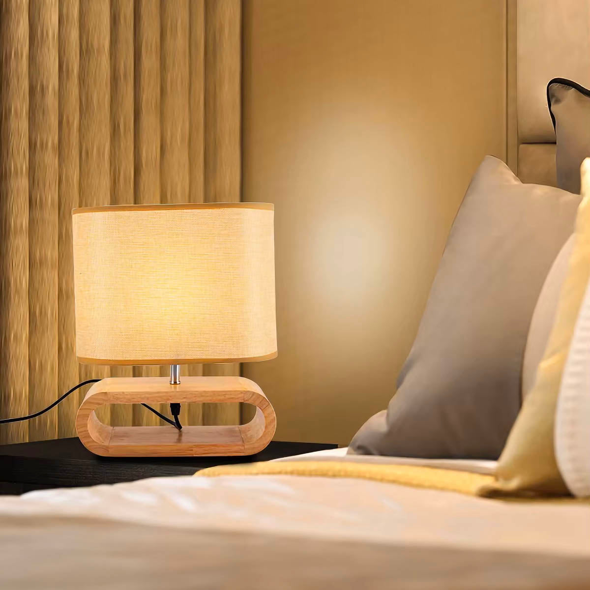 Brier Beam Wood Table Lamp — gallery image 8