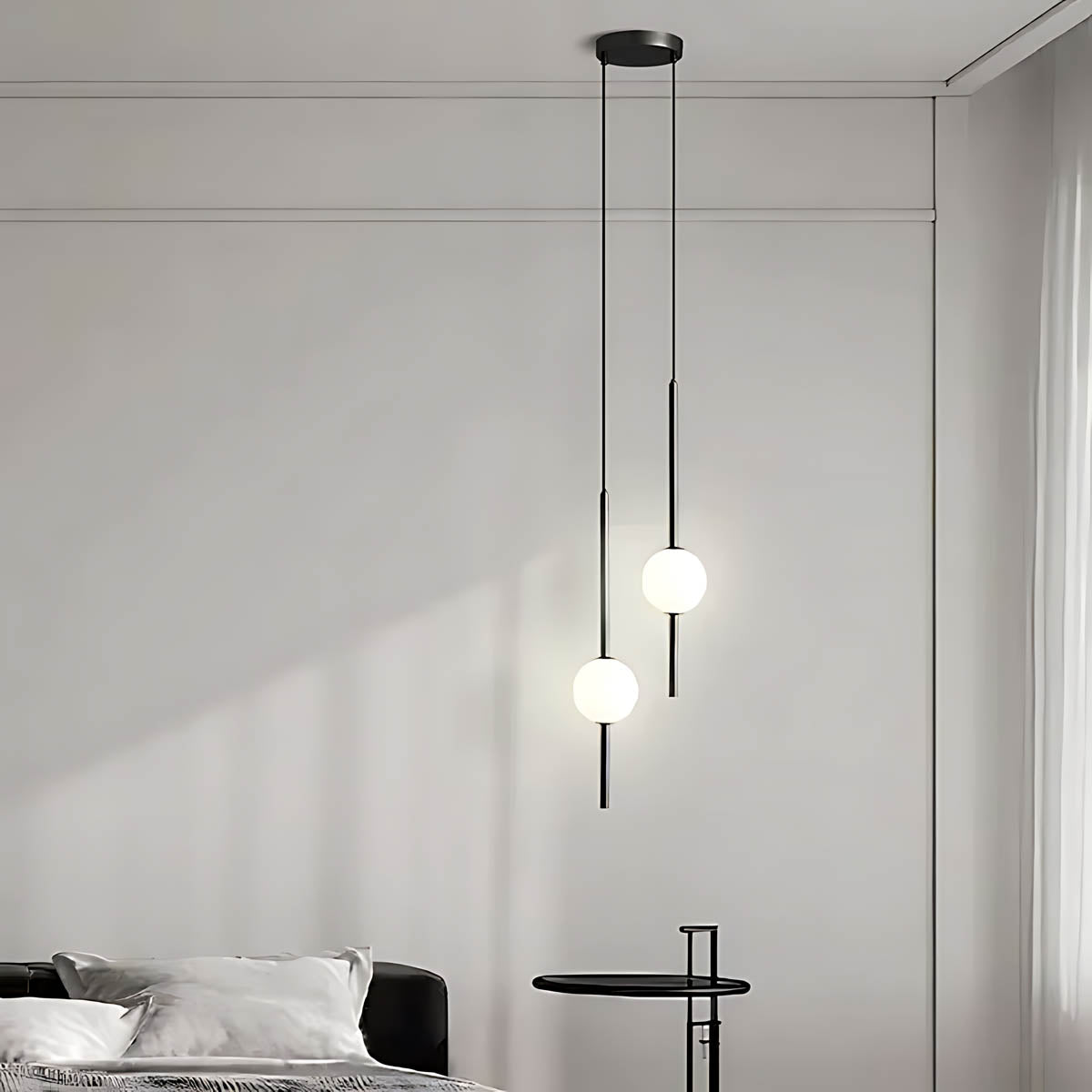 Birch Beam Glass Pendant Light — gallery image 5
