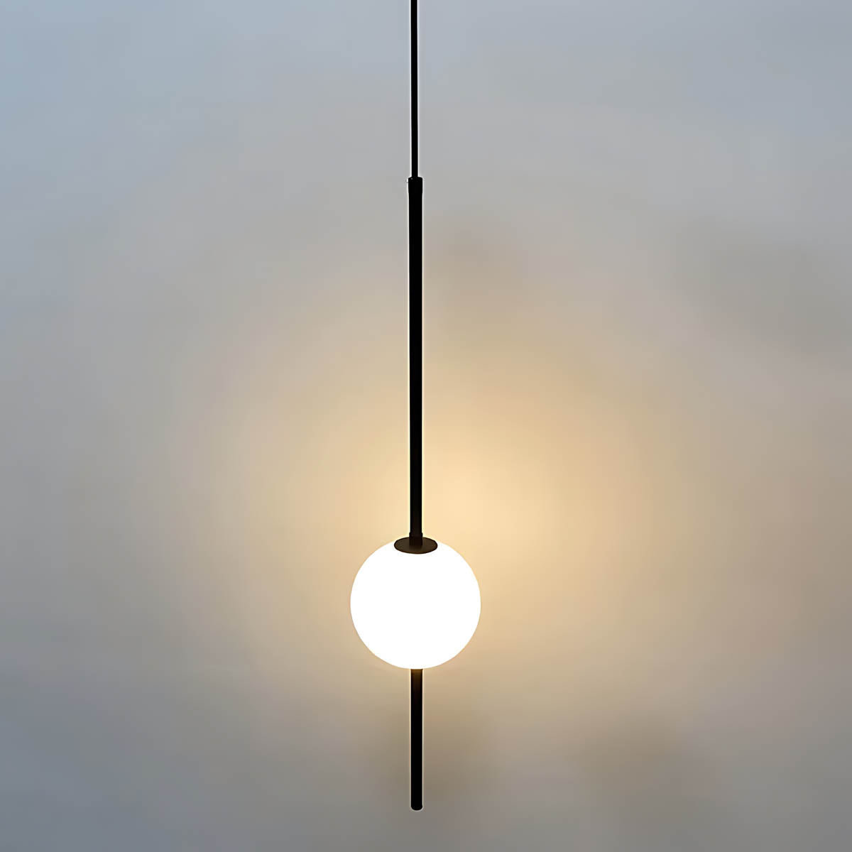 Birch Beam Glass Pendant Light — gallery image 8