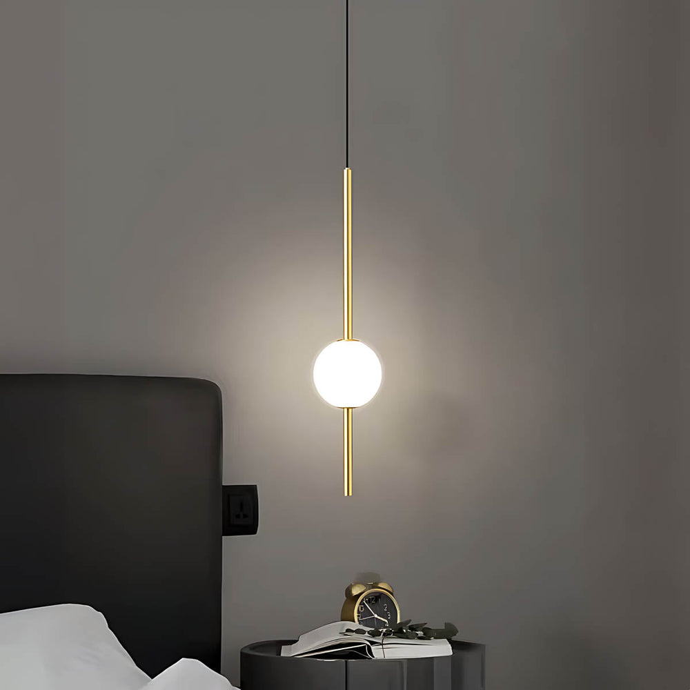 Birch Beam Glass Pendant Light — gallery image 4
