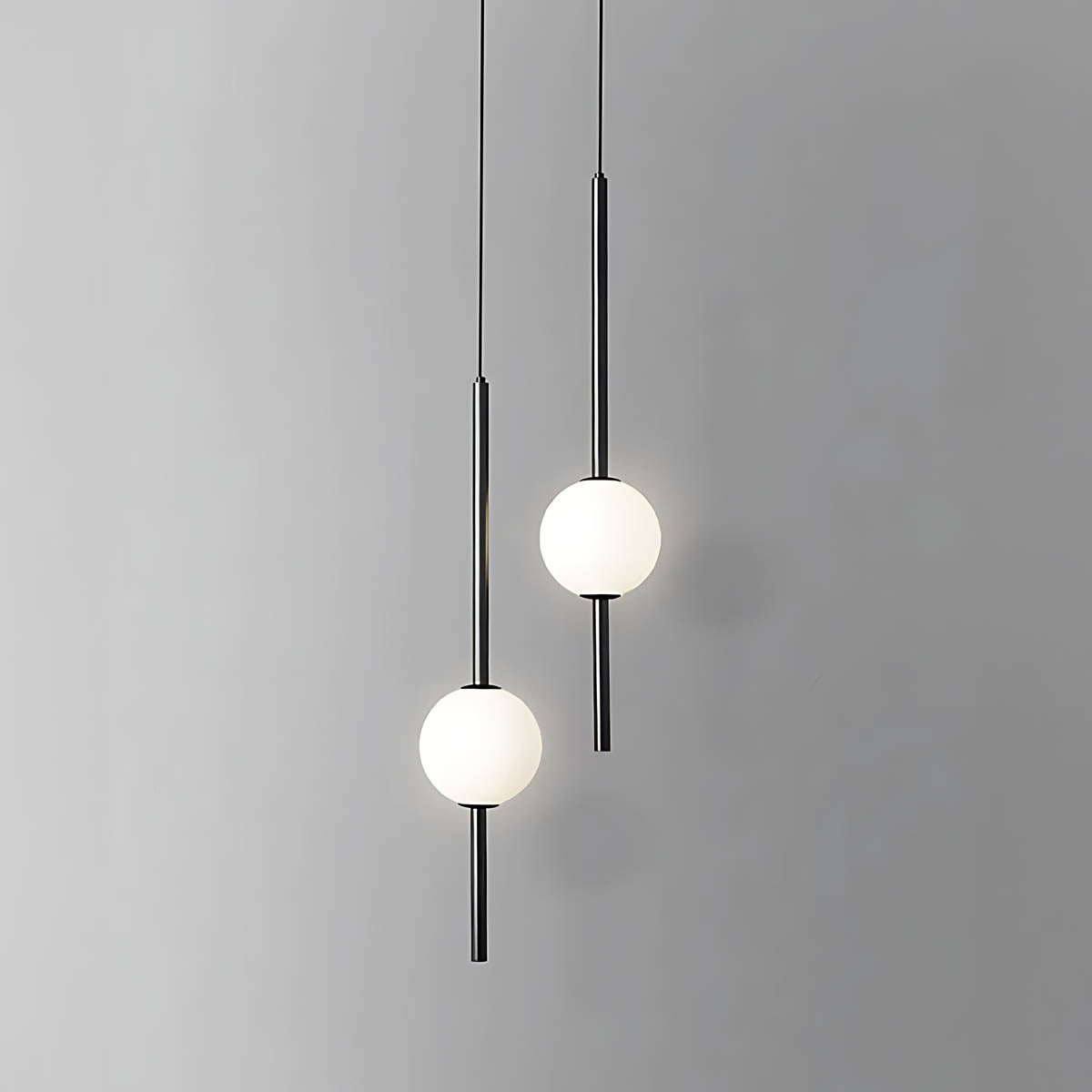 Birch Beam Glass Pendant Light — gallery image 9