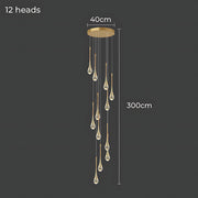 Sequoia Beam Crystal Chandelier — gallery image 15