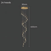 Sequoia Beam Crystal Chandelier — gallery image 18