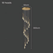 Sequoia Beam Crystal Chandelier — gallery image 17