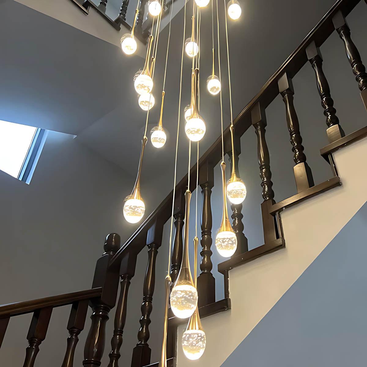 Sequoia Beam Crystal Chandelier — gallery image 8