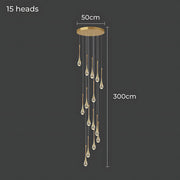 Sequoia Beam Crystal Chandelier — gallery image 16