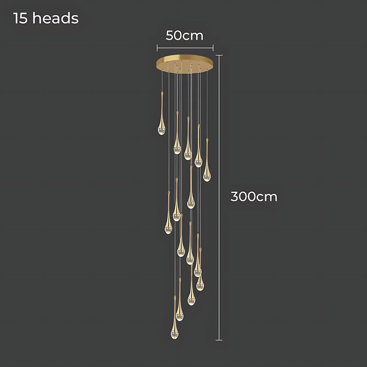 Sequoia Beam Crystal Chandelier — gallery image 16