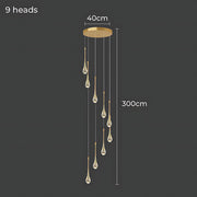Sequoia Beam Crystal Chandelier — gallery image 14
