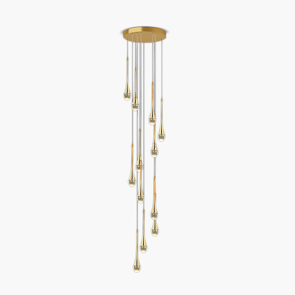 Sequoia Beam Crystal Chandelier — gallery image 1