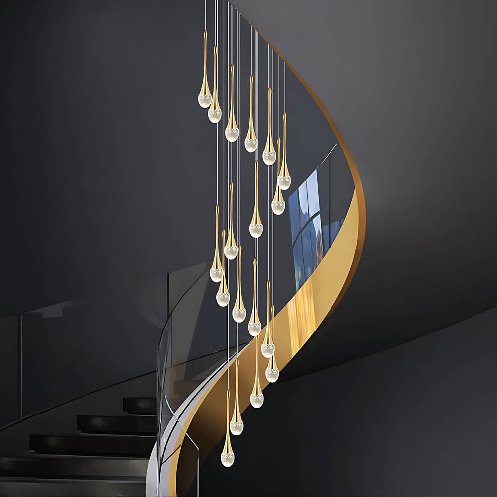 Sequoia Beam Crystal Chandelier — gallery image 4
