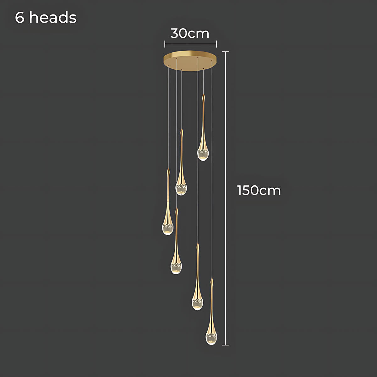 Sequoia Beam Crystal Chandelier — gallery image 13