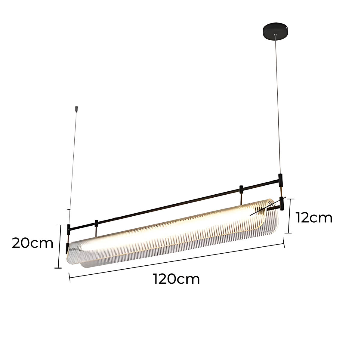 Clover Beam Acrylic Pendant Light — gallery image 15