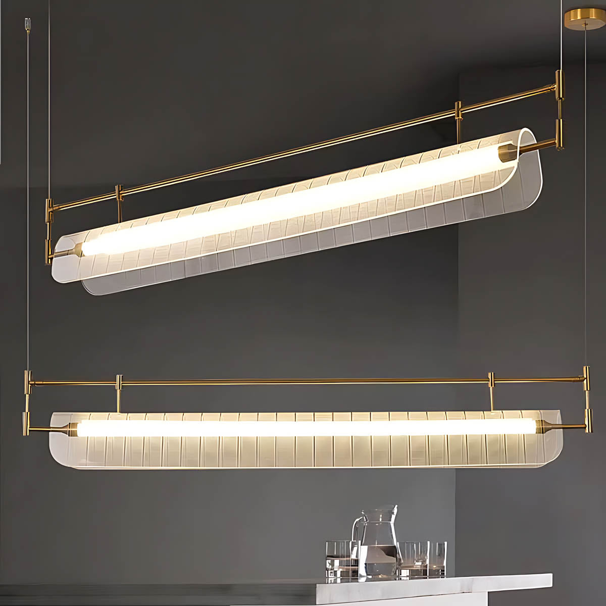 Clover Beam Acrylic Pendant Light — gallery image 10