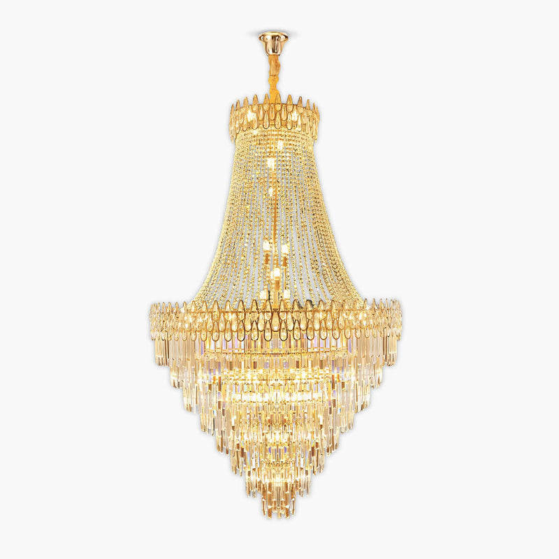
Hazel Beam Crystal Chandelier — photo 1