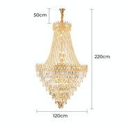 Hazel Beam Crystal Chandelier — gallery image 16