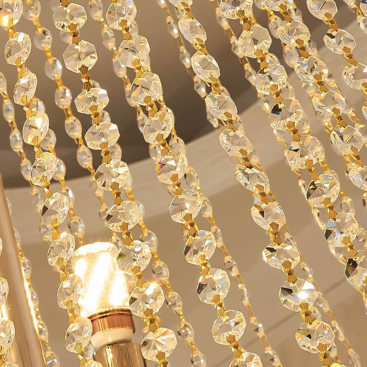 Hazel Beam Crystal Chandelier — gallery image 8