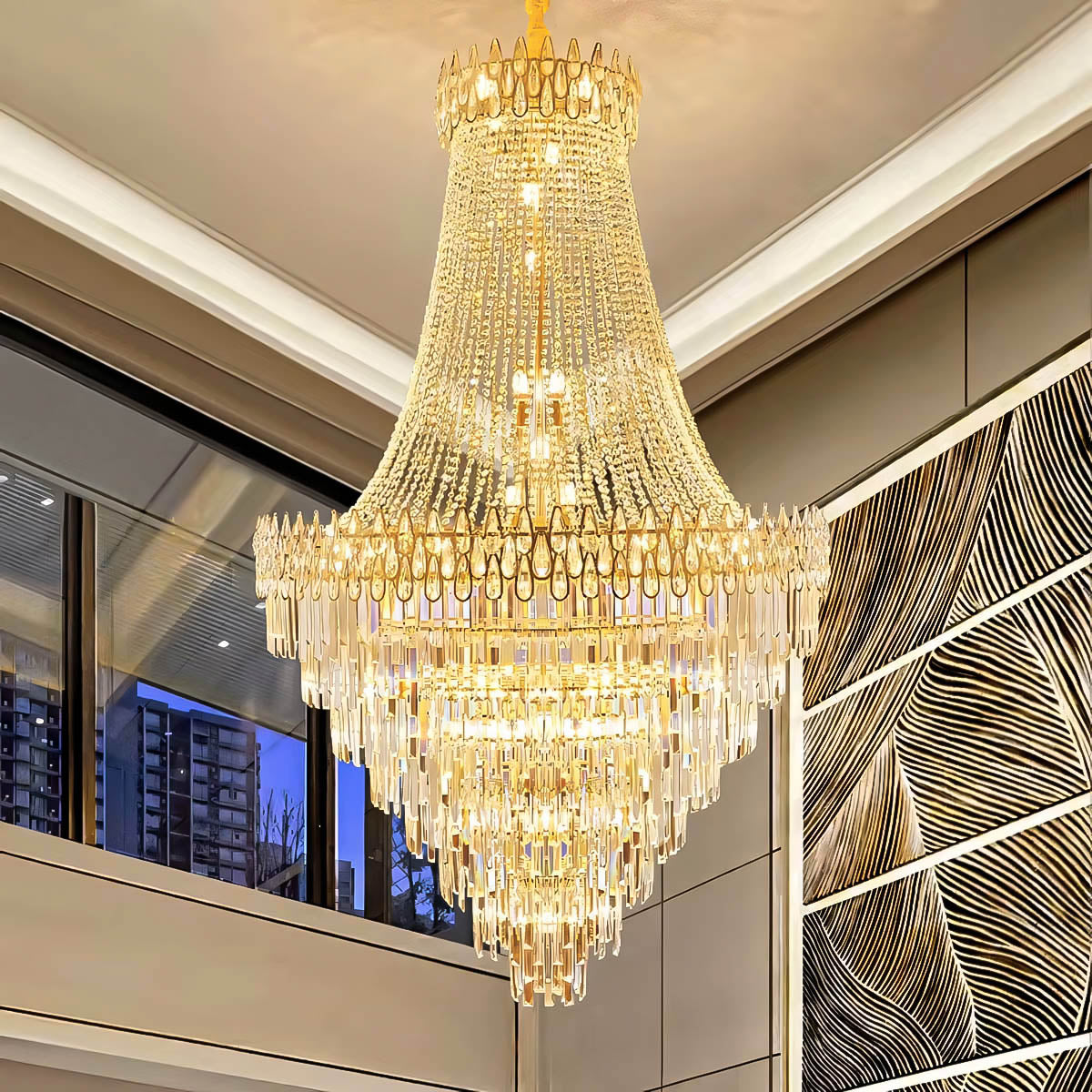 Hazel Beam Crystal Chandelier — gallery image 3