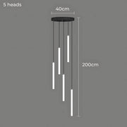Lindenwood Beam Aluminum Chandelier — gallery image 15