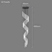Lindenwood Beam Aluminum Chandelier — gallery image 22