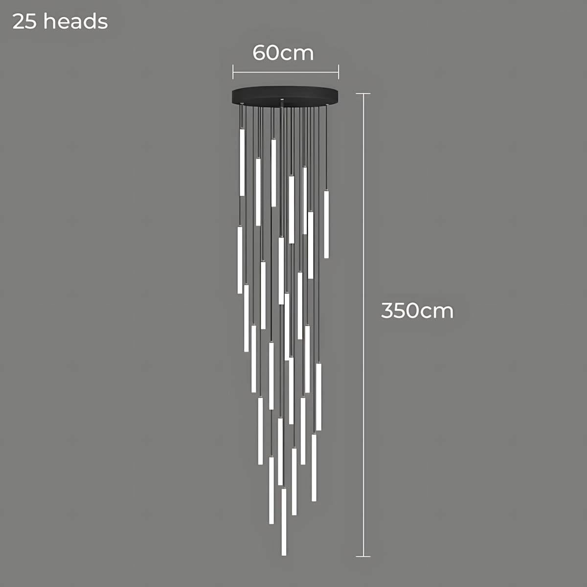 Lindenwood Beam Aluminum Chandelier — gallery image 20