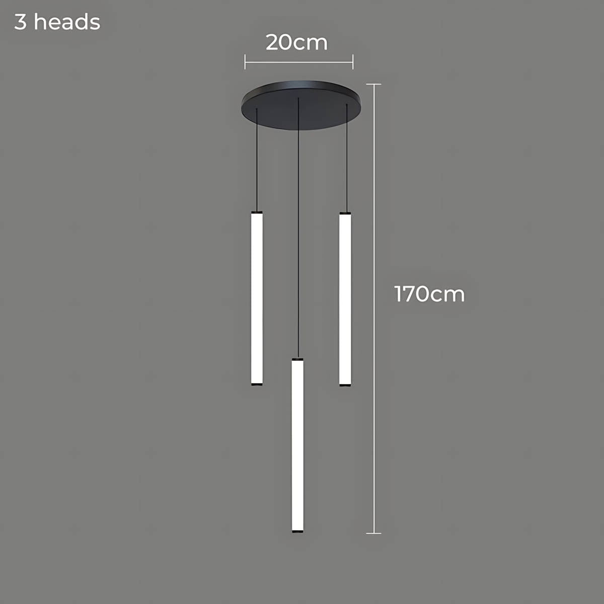 Lindenwood Beam Aluminum Chandelier — gallery image 14