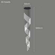 Lindenwood Beam Aluminum Chandelier — gallery image 21