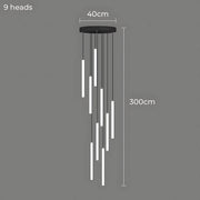 Lindenwood Beam Aluminum Chandelier — gallery image 16