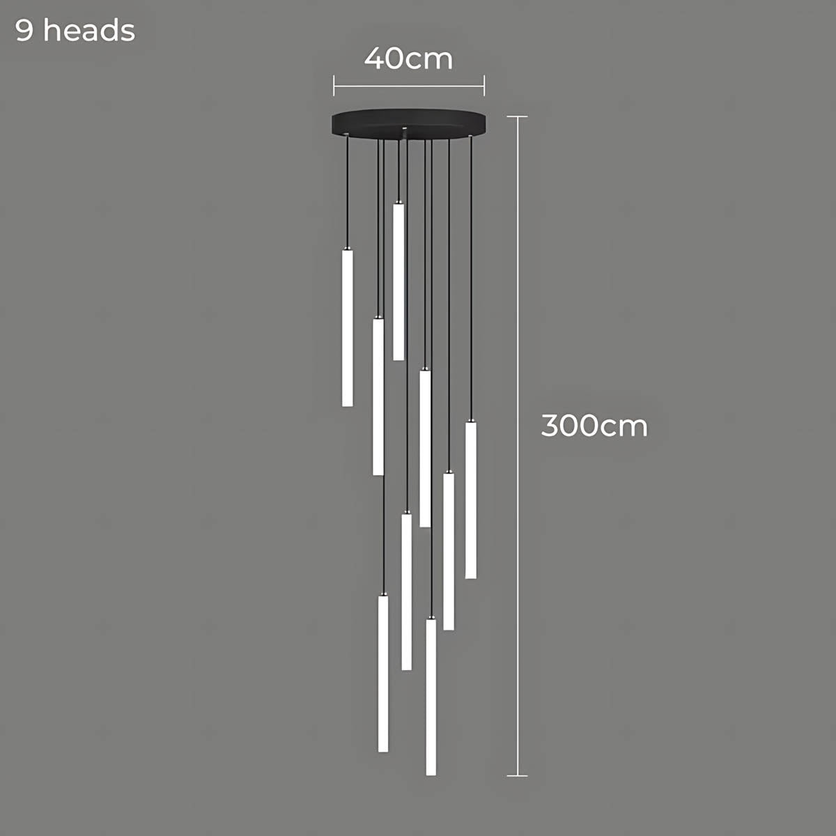 Lindenwood Beam Aluminum Chandelier — gallery image 16