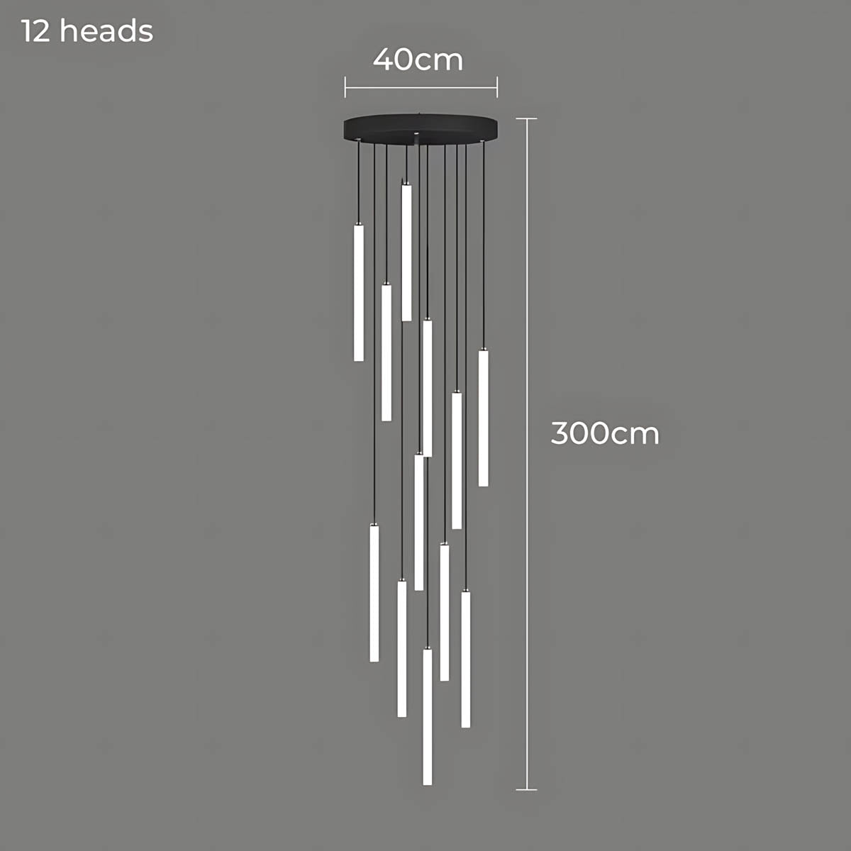 Lindenwood Beam Aluminum Chandelier — gallery image 25