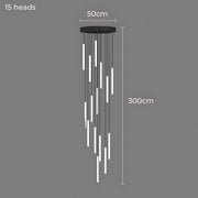 Lindenwood Beam Aluminum Chandelier — gallery image 18