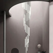 Lindenwood Beam Aluminum Chandelier — gallery image 8