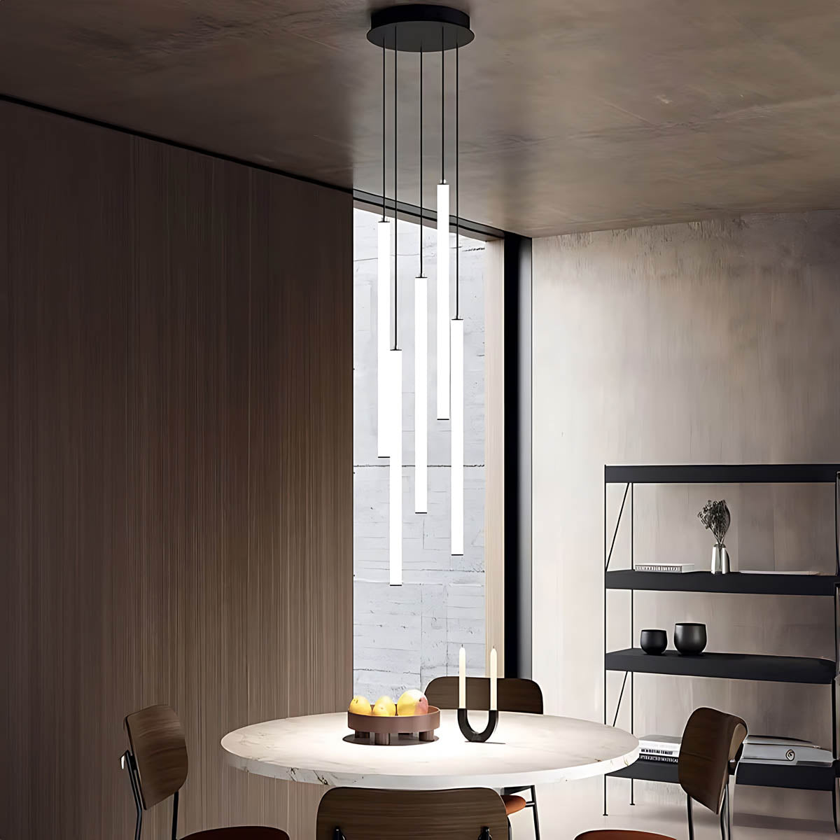 Lindenwood Beam Aluminum Chandelier — gallery image 9