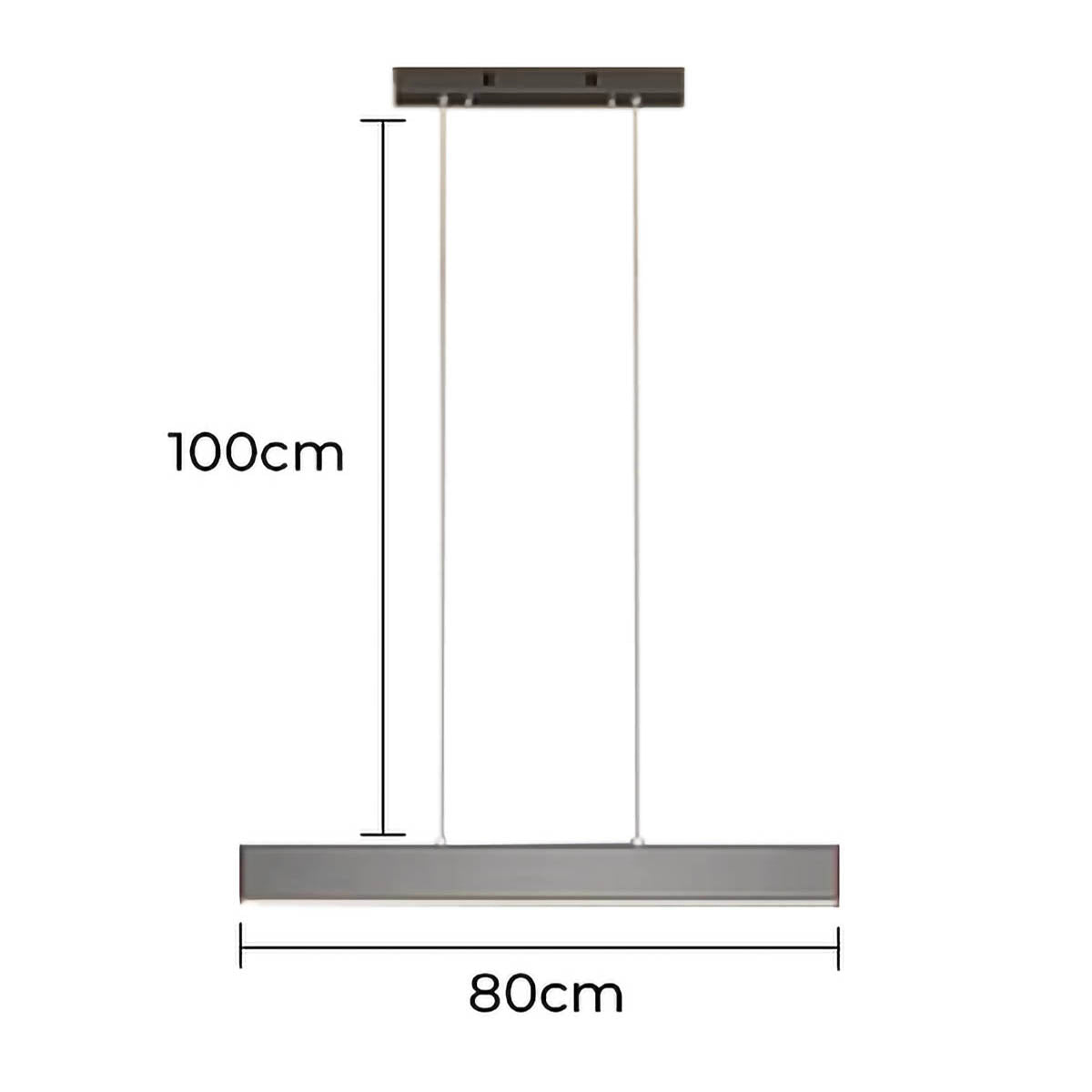 Thistle Beam Acrylic Linear Chandelier — gallery image 11