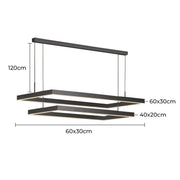 Thistle Beam Acrylic Linear Chandelier — gallery image 17